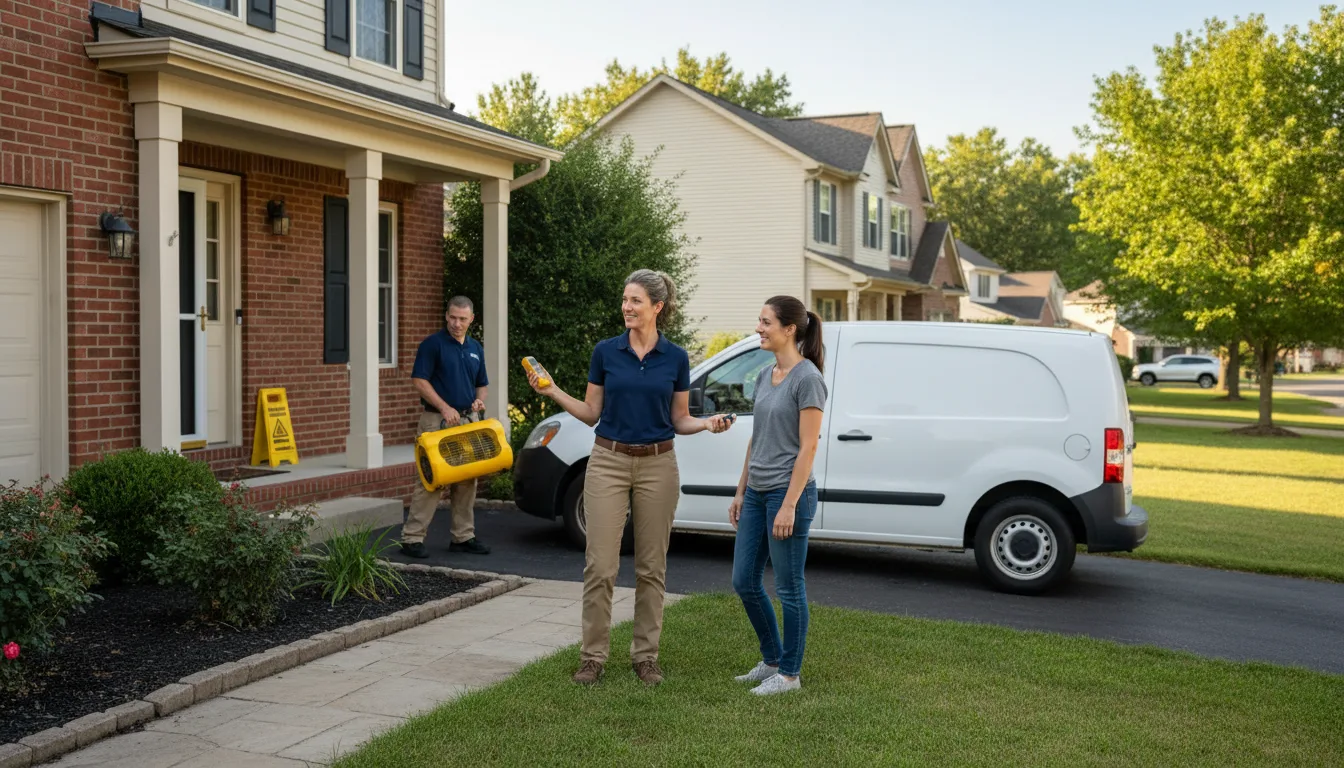 Water restoration image for Dehumidification And Cleanup Services in Osage, OK